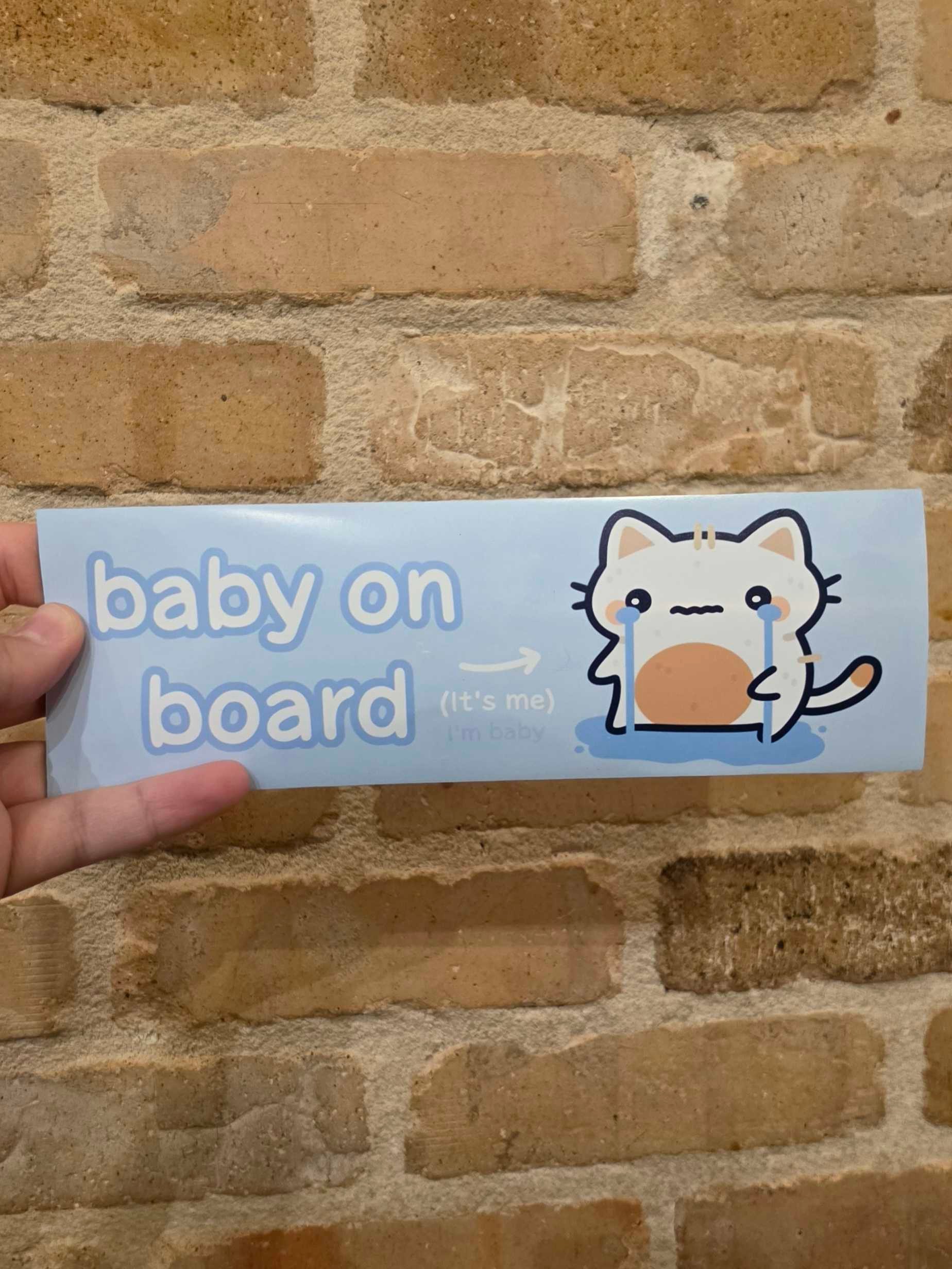 Baby on Board Bumper Magnet product image (1)