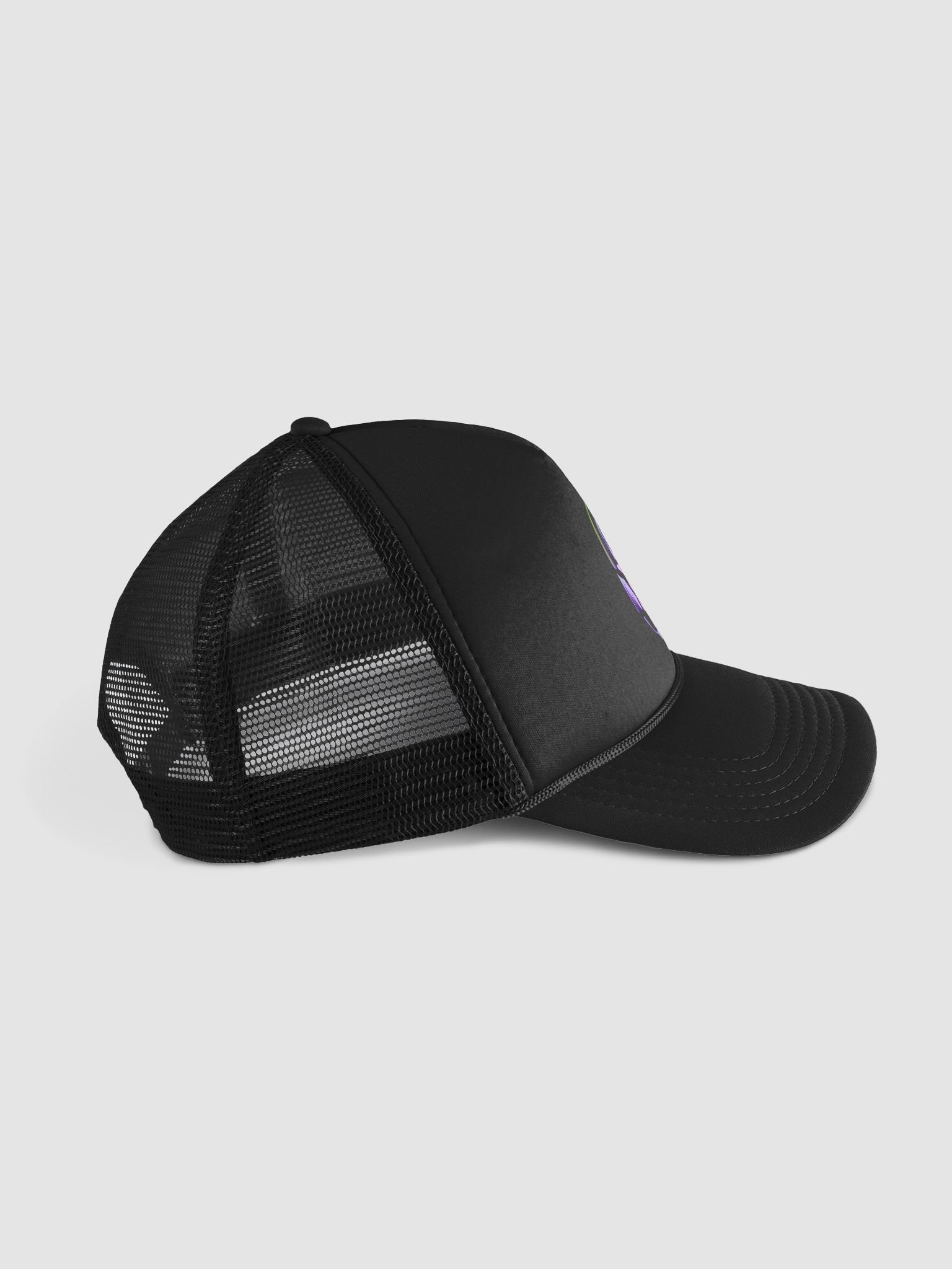 Hammy skull logo trucker hat product image (3)
