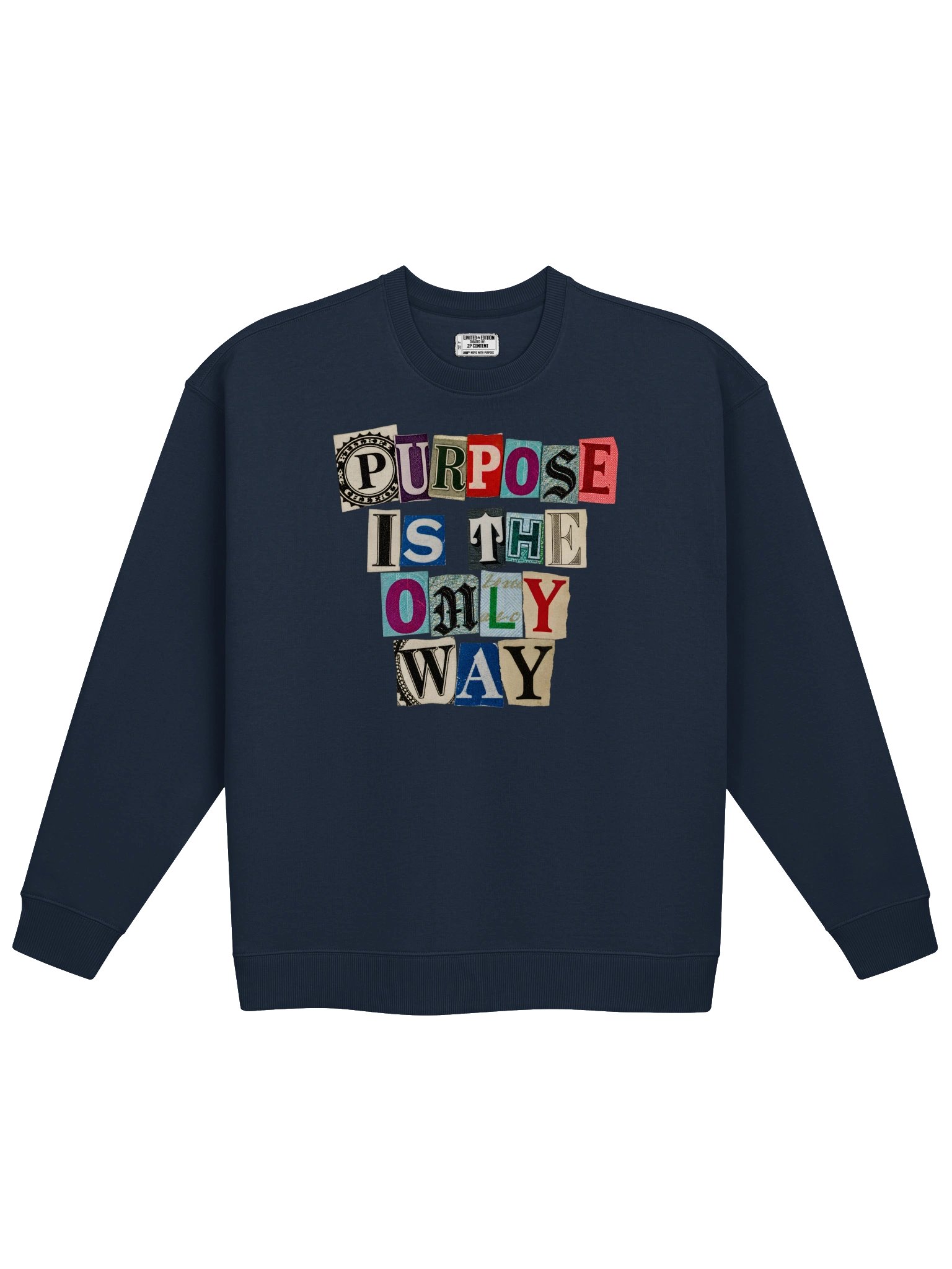 Purpose Is the Only Way Oversized Sweatshirt product image (1)