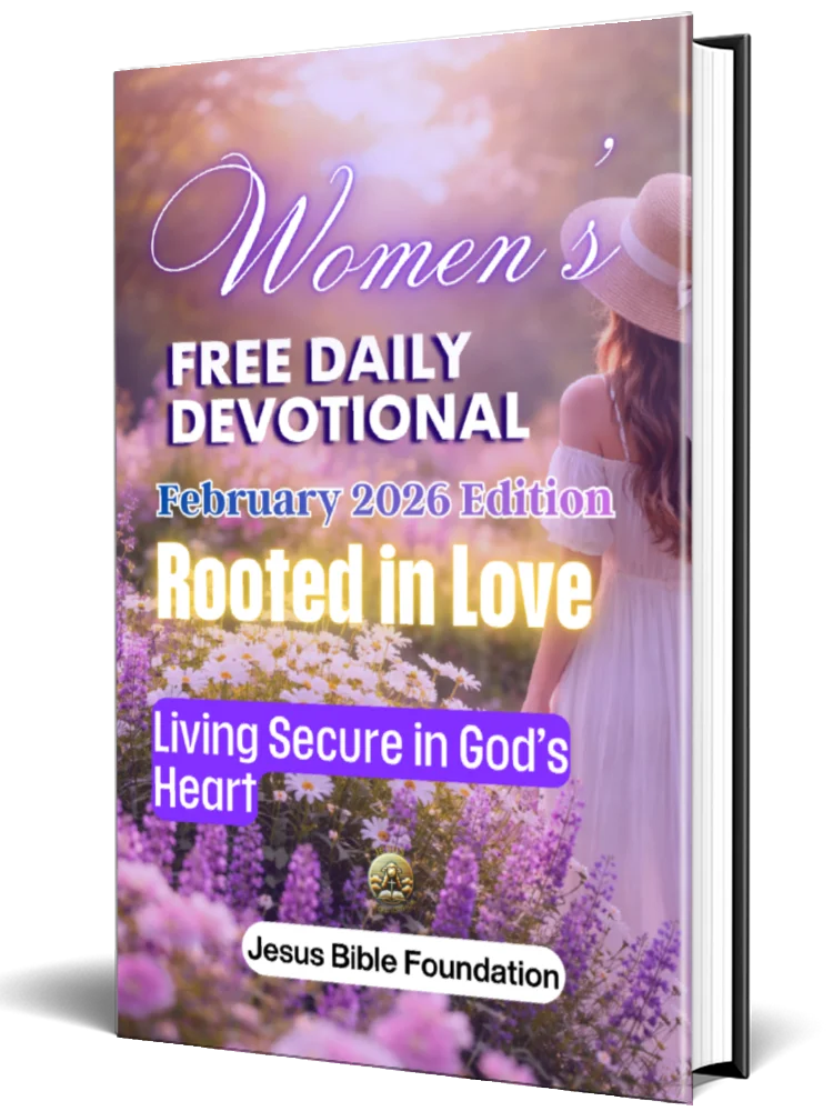 Women’s Free Daily Devotional February 2026 Edition: Rooted in Love — Living Secure in God’s Heart product image (1)
