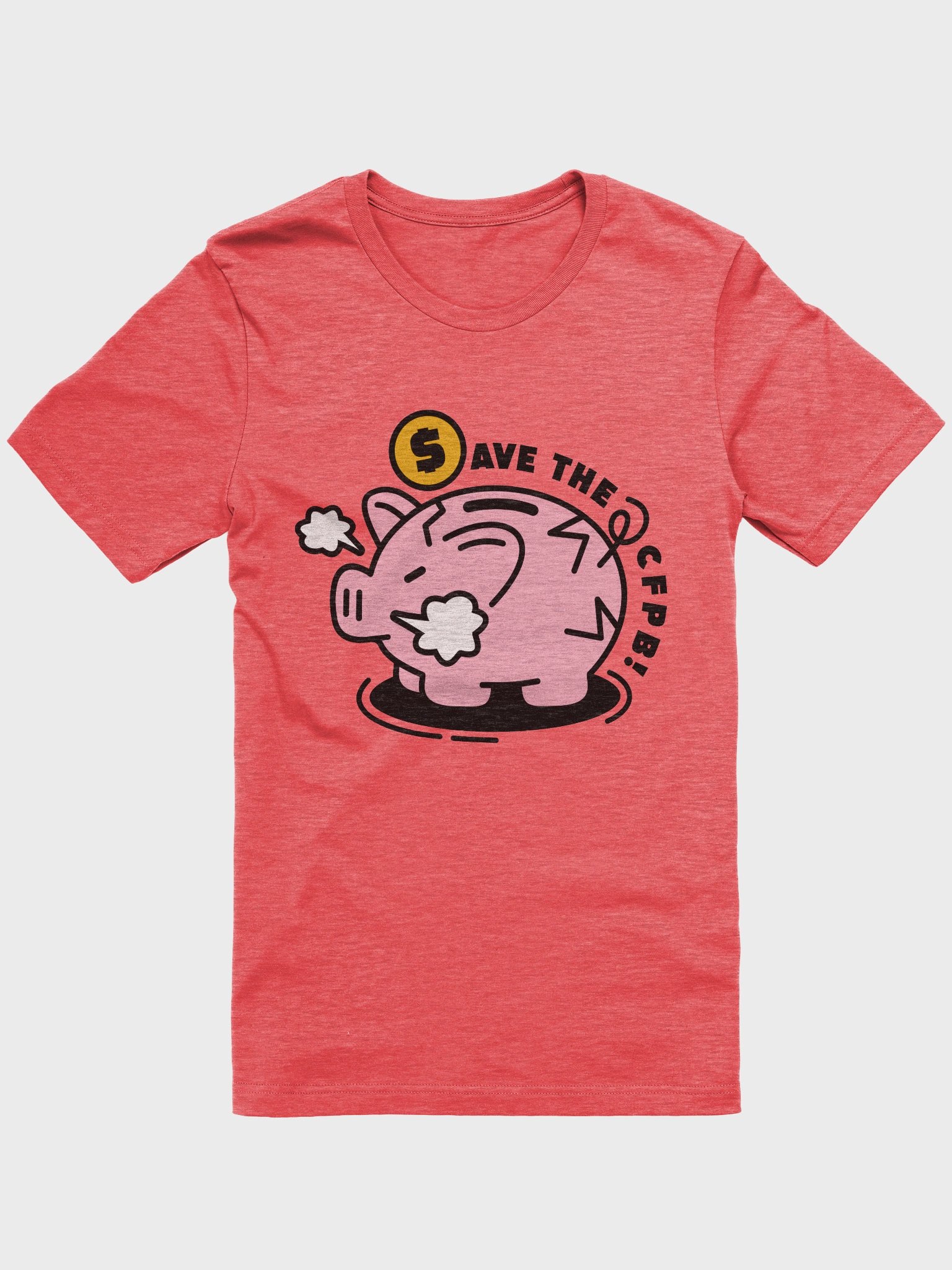 Save CFPB Piggy Bank T-Shirt product image (6)