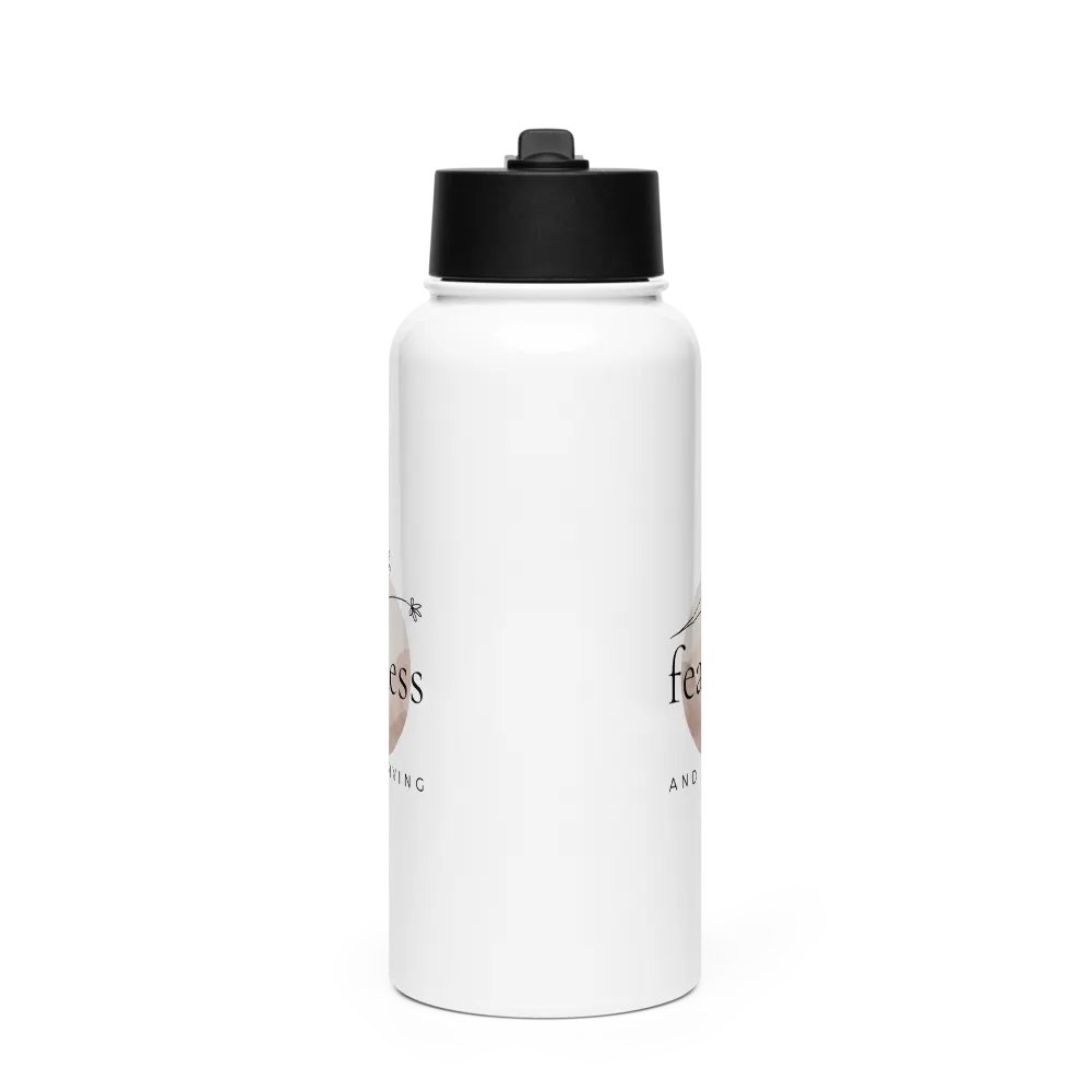 Stainless Steel Water Bottle with a Straw Lid SWFB0138 product image (3)