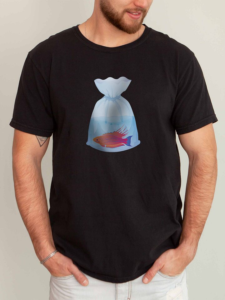 Flasher Wrasse Fish Bag Shirt – Funny Reef Tank & Saltwater Aquarium Graphic Tee product image (2)