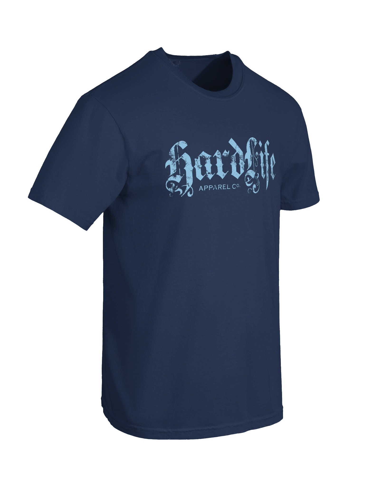 OG Logo - Distressed Light Blue on Navy Tee product image (6)