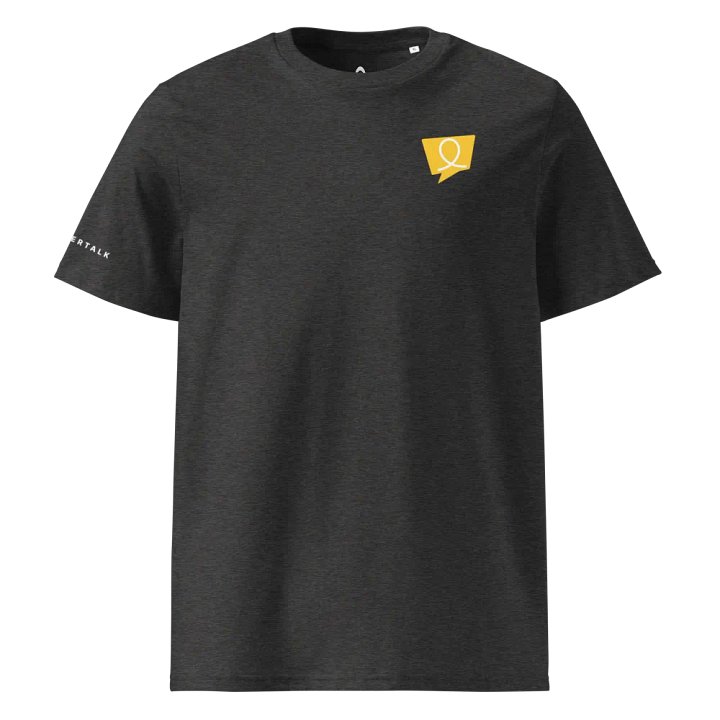 CoasterTalk T-Shirt aus Bio-Baumwolle mit gedrucktem Logo – Early Bird Edition product image (1)