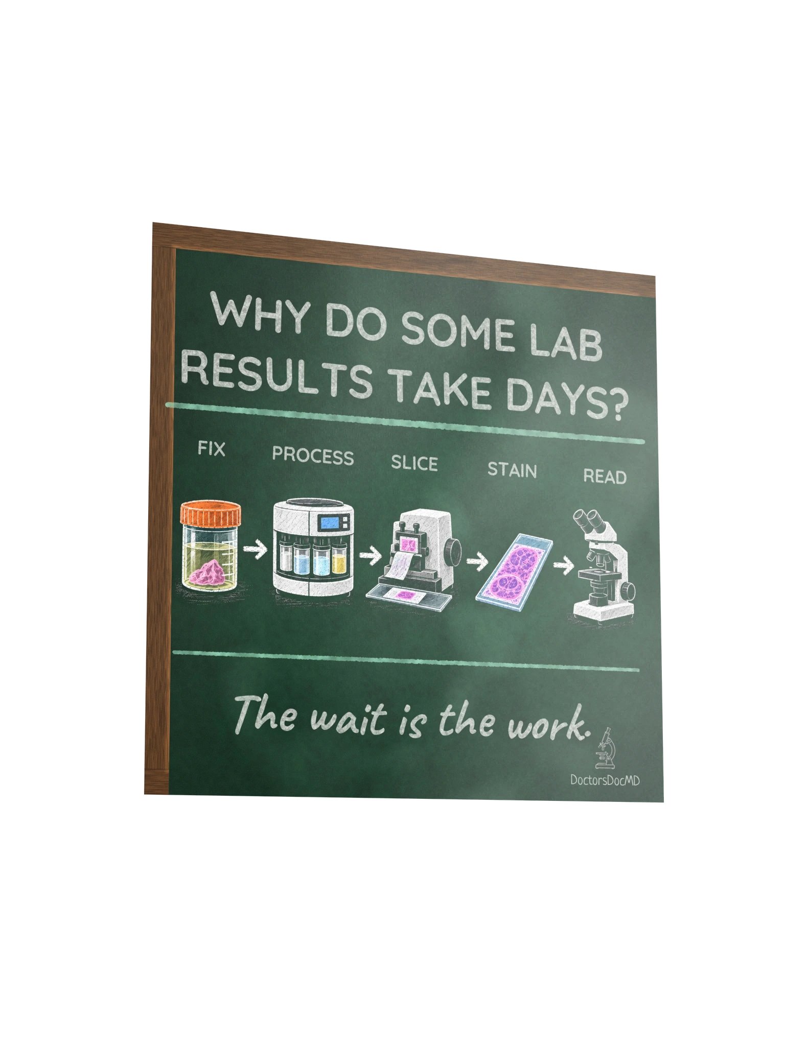 DoctorsDocMD - Why Lab Results Take Days Poster product image (3)