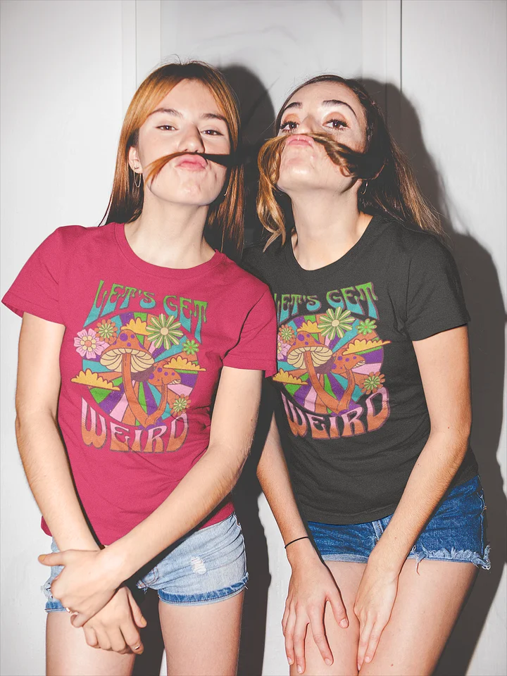 Let's Get Weird Tee – Dive into a Kaleidoscope of Color product image (2)