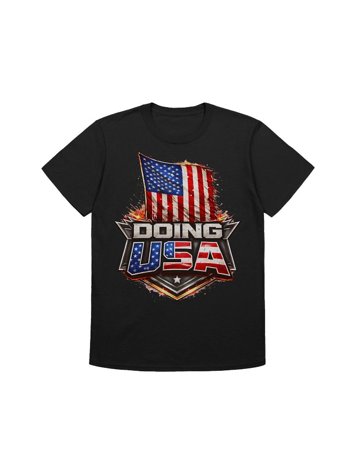 Doing USA Patriotic Flag Tee - Front Printed product image (1)