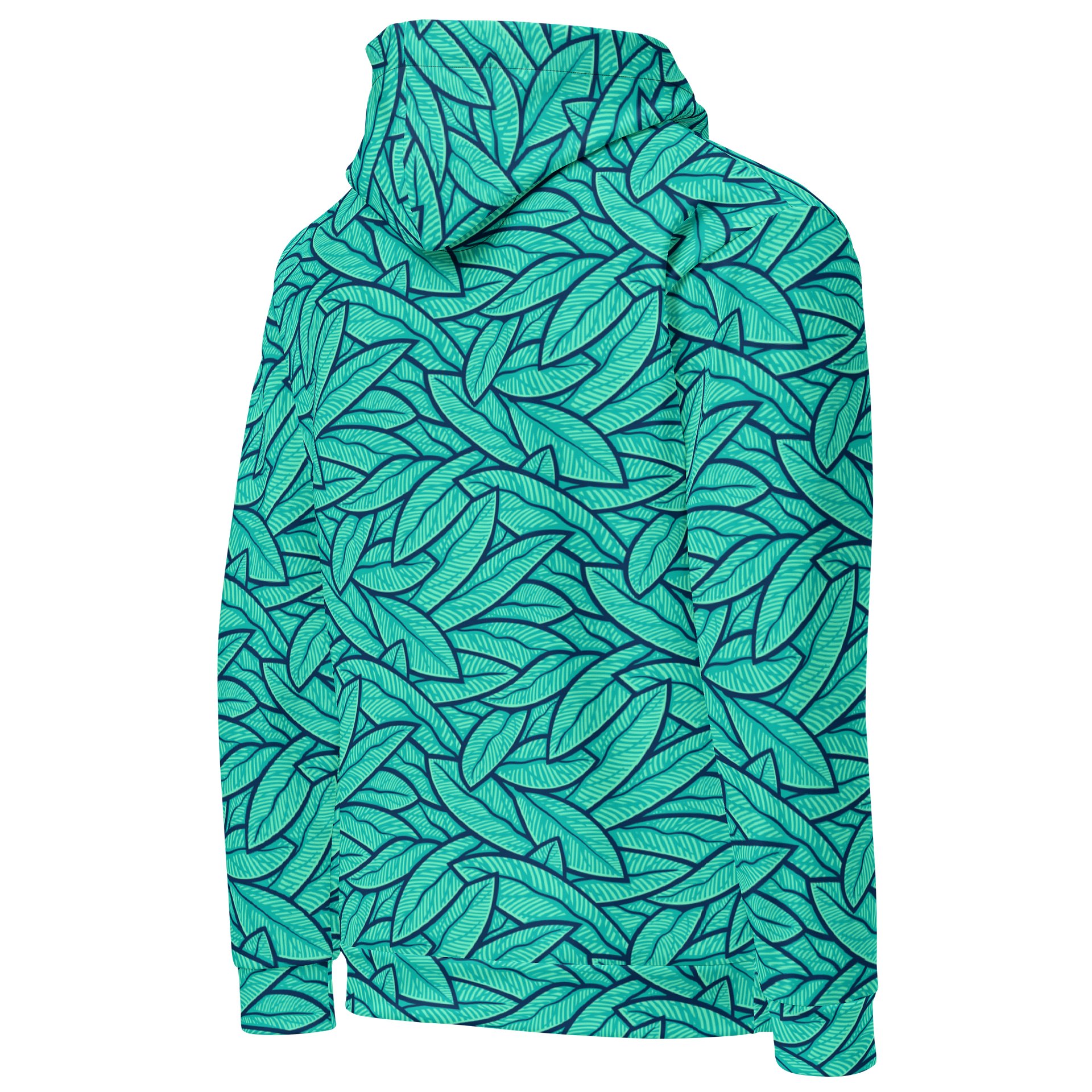 Cyan Leafs - Unisex Hoodie product image (5)