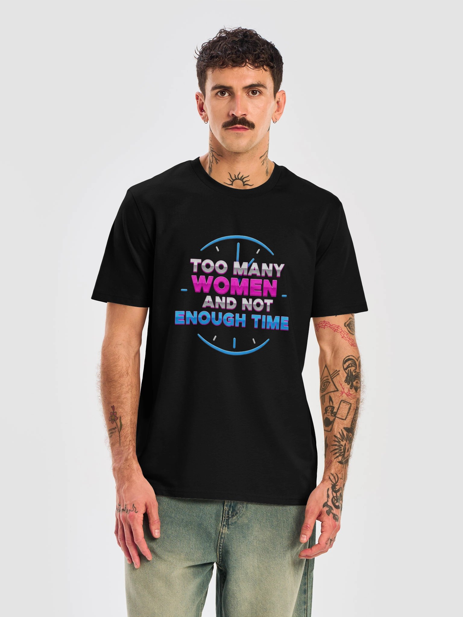 Too Many Women And Not Enough Time Novelty T-Shirt product image (5)