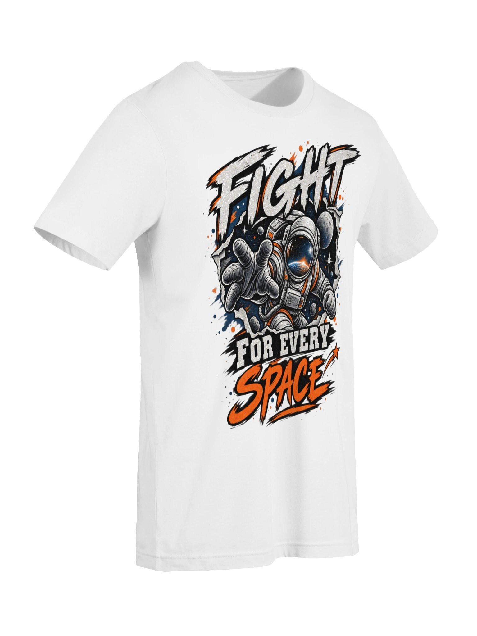 Fight For Every Space - Astronaut Motivational Graphic Tee product image (74)