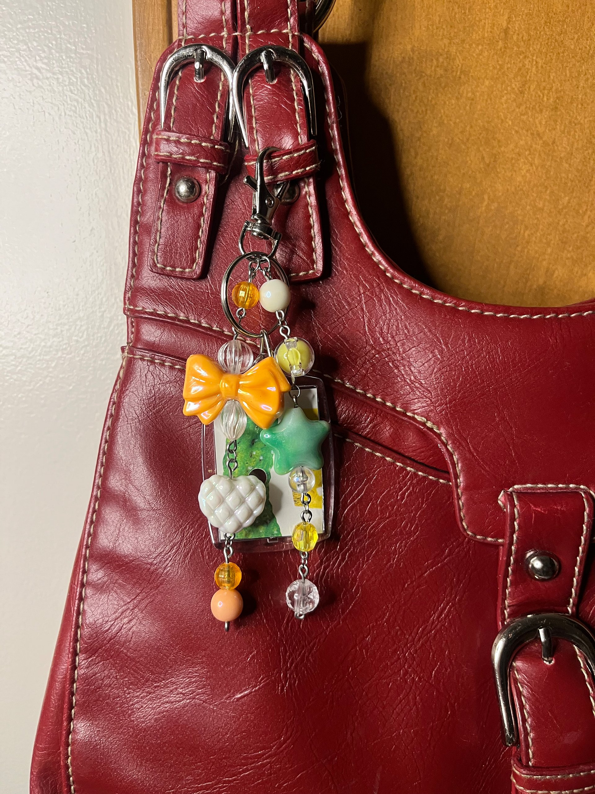 The Caterpillar’s Peaches & Pickles Deluxe Bag Charm product image (6)