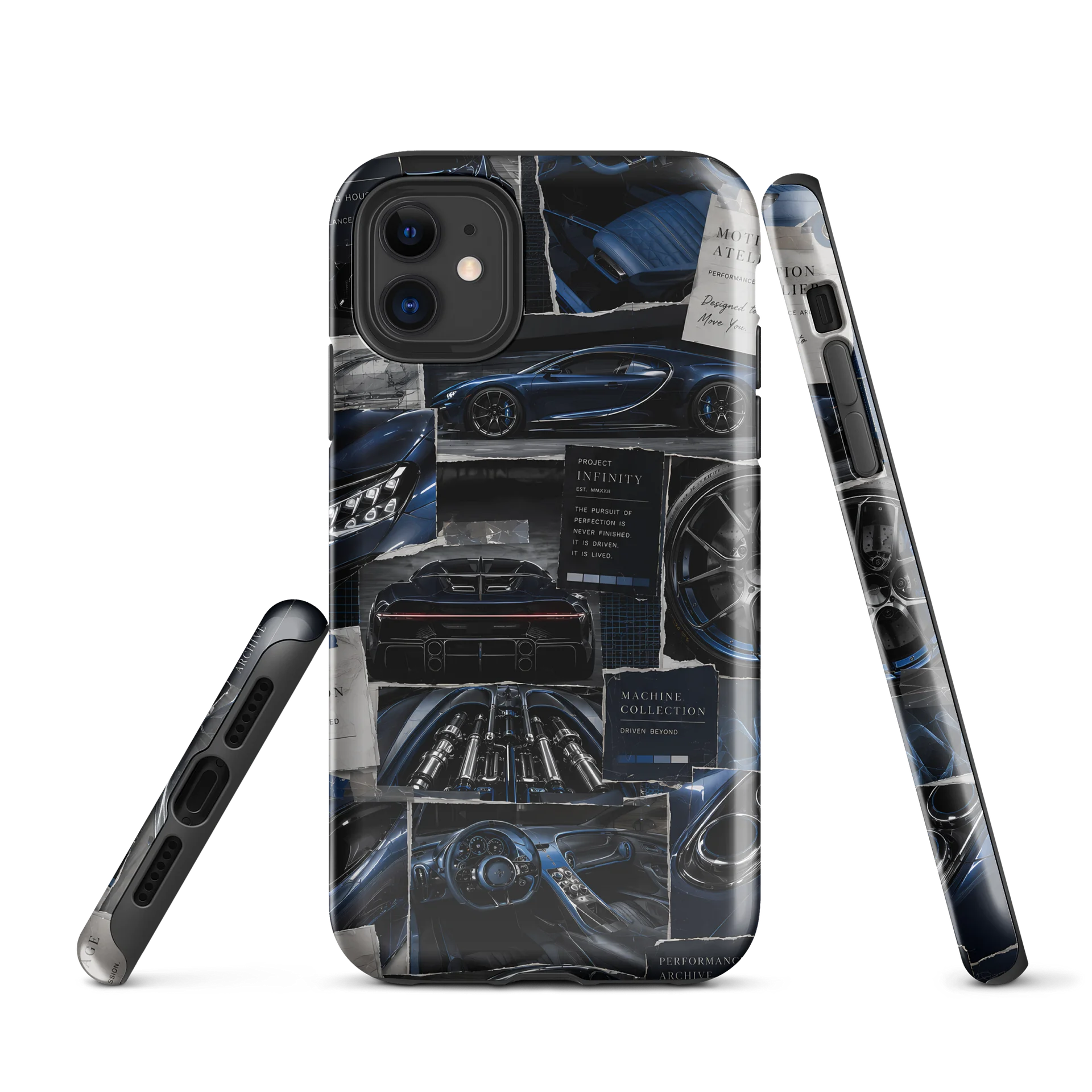 Velocity Elite Midnight Blue Collage Premium Tough Case product image (1)