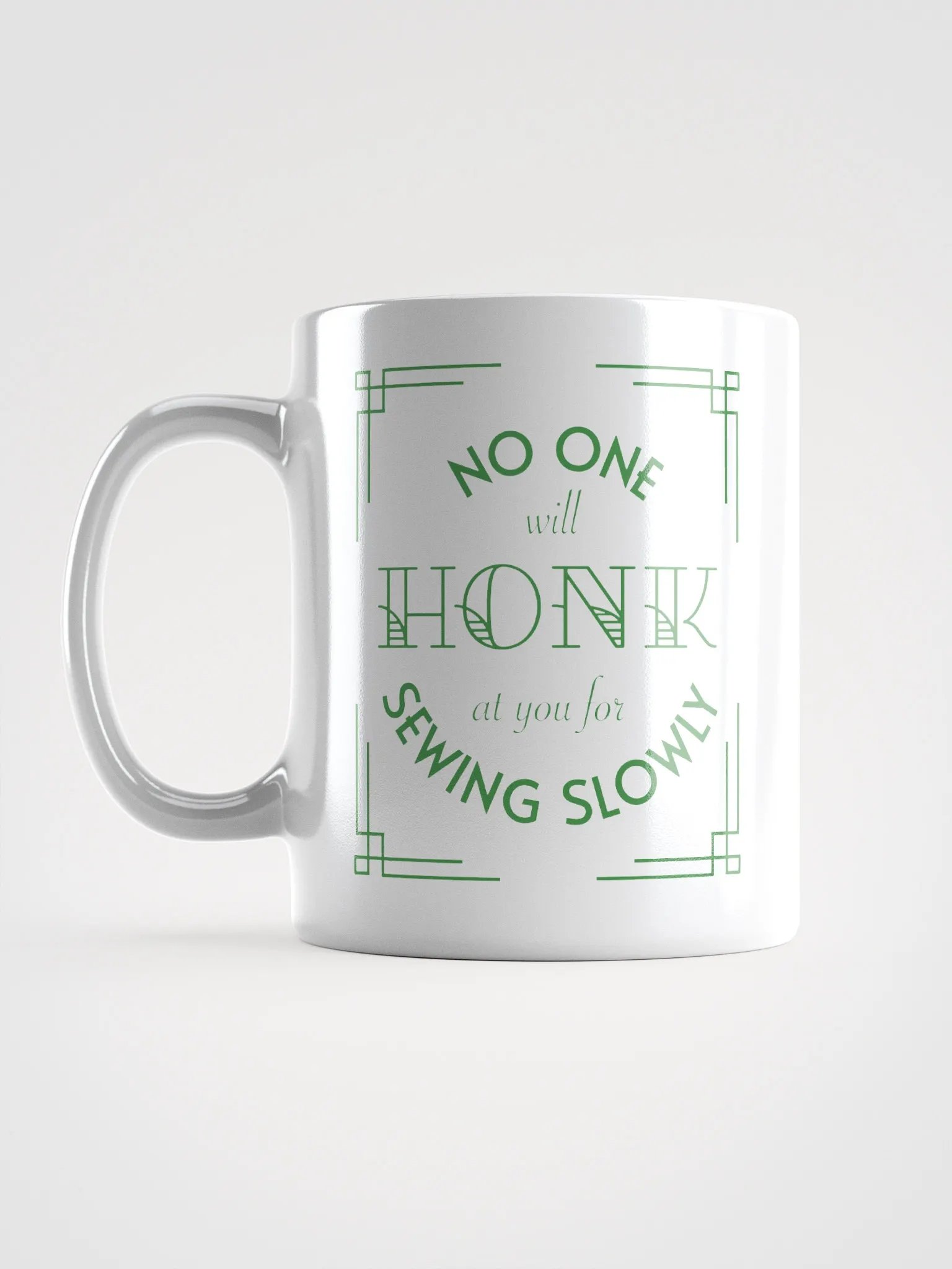 Sew Slowly Art Deco Mug product image (6)
