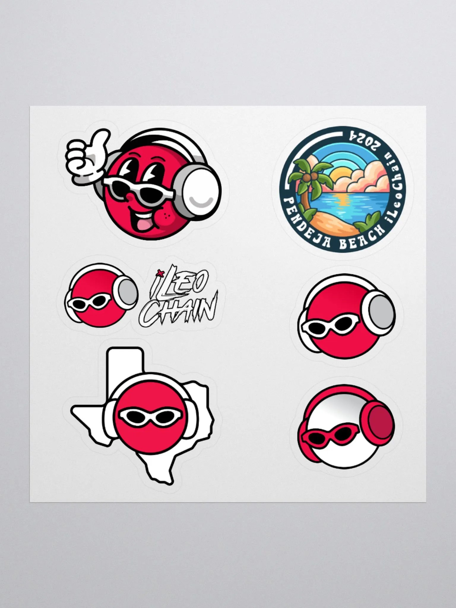 Various iLeoChain Stickers product image (1)