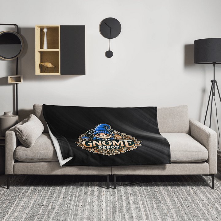 The Gnome Depot Throw Blanket product image (1)