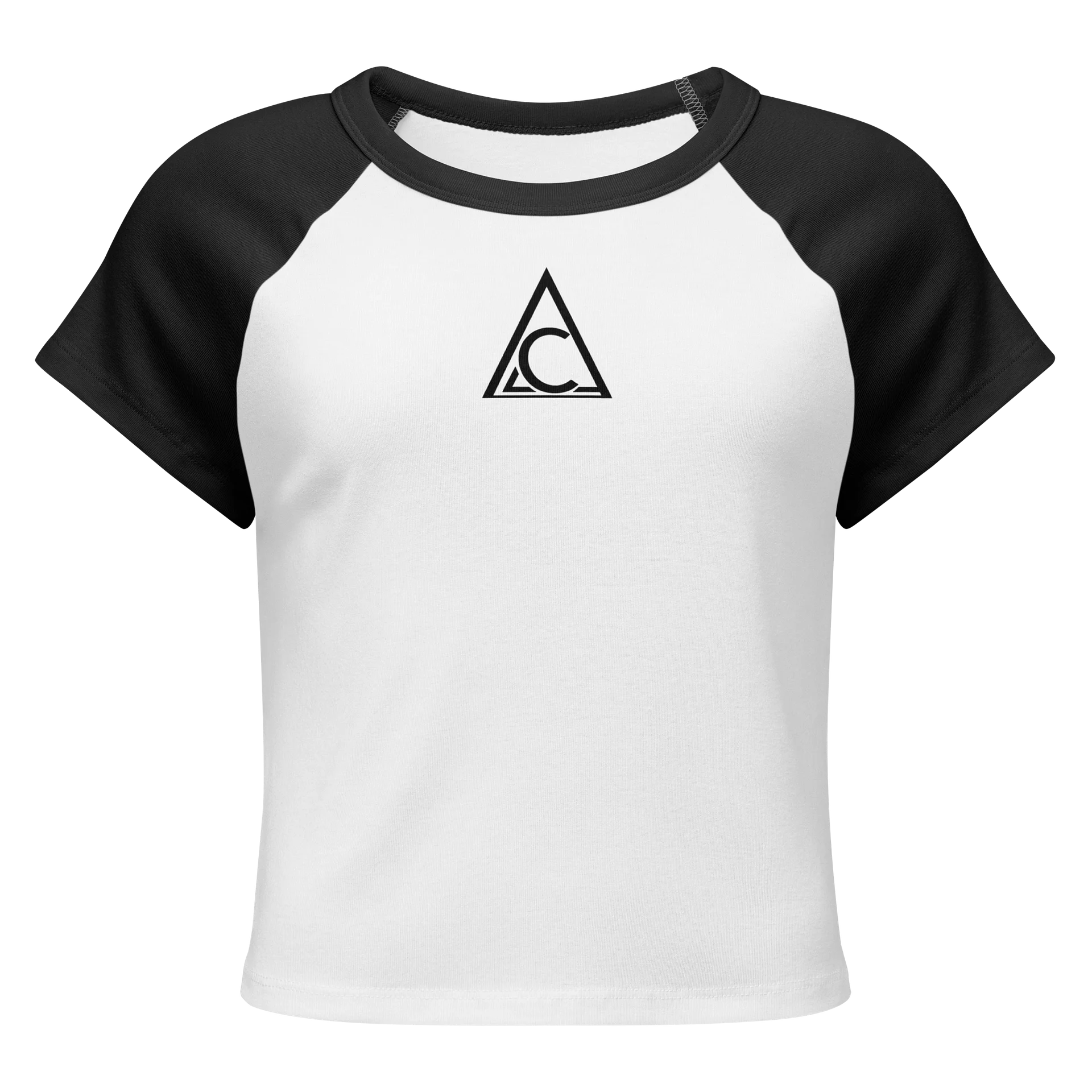 CLAUD Raglan Micro-Rib Baby Tee — Sporty Chic product image (1)