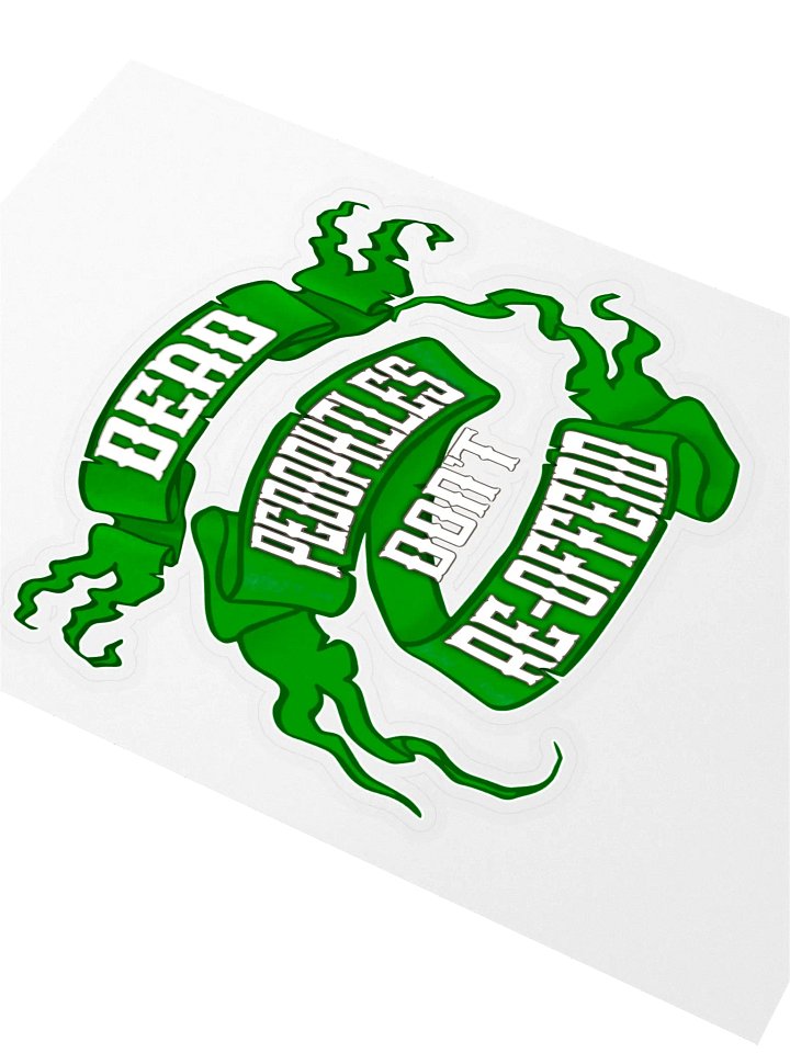 Dead Peds Green Sticker product image (2)