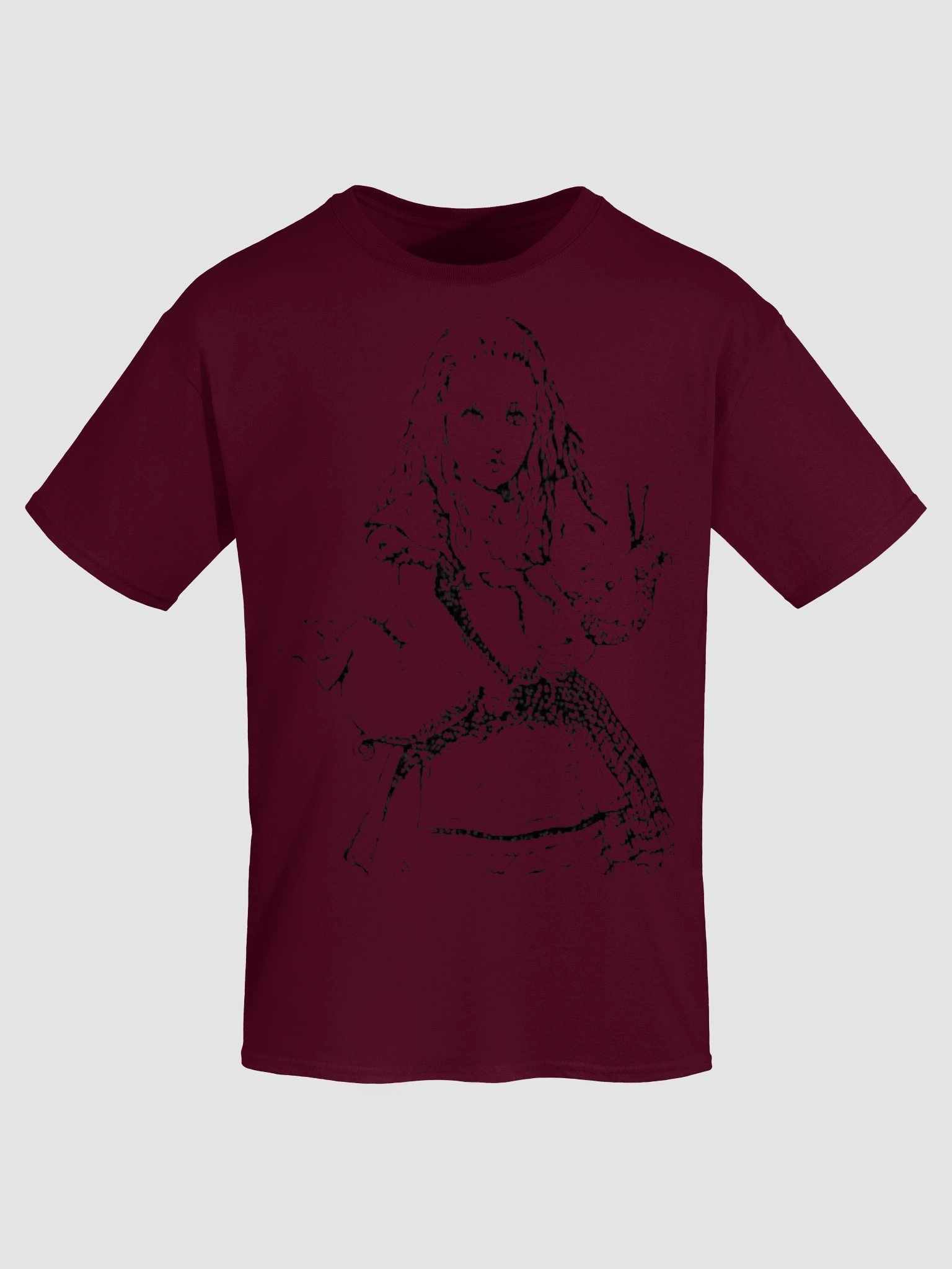 Alice Pig and Pepper Unisex Heavyweight Cotton T-Shirt, Original John Tenniel Illustration product image (5)