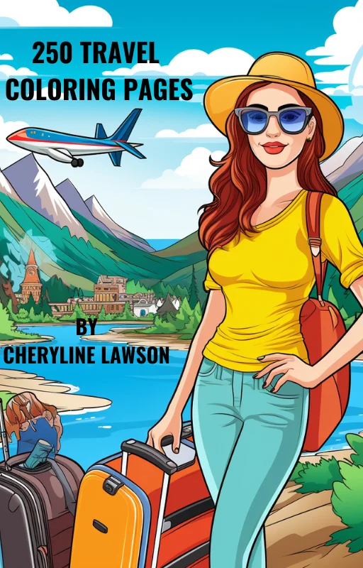 250 Travel Coloring Pages for Adults and Kids product image (1)