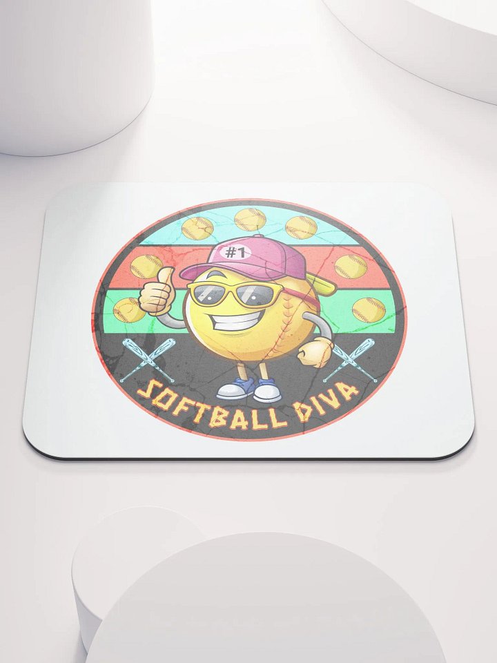 Softball Diva Mouse Pad product image (1)