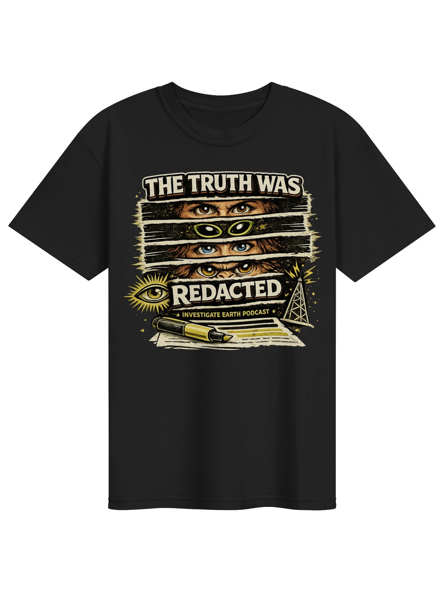 The Truth Was Redacted T-Shirt product image (1)