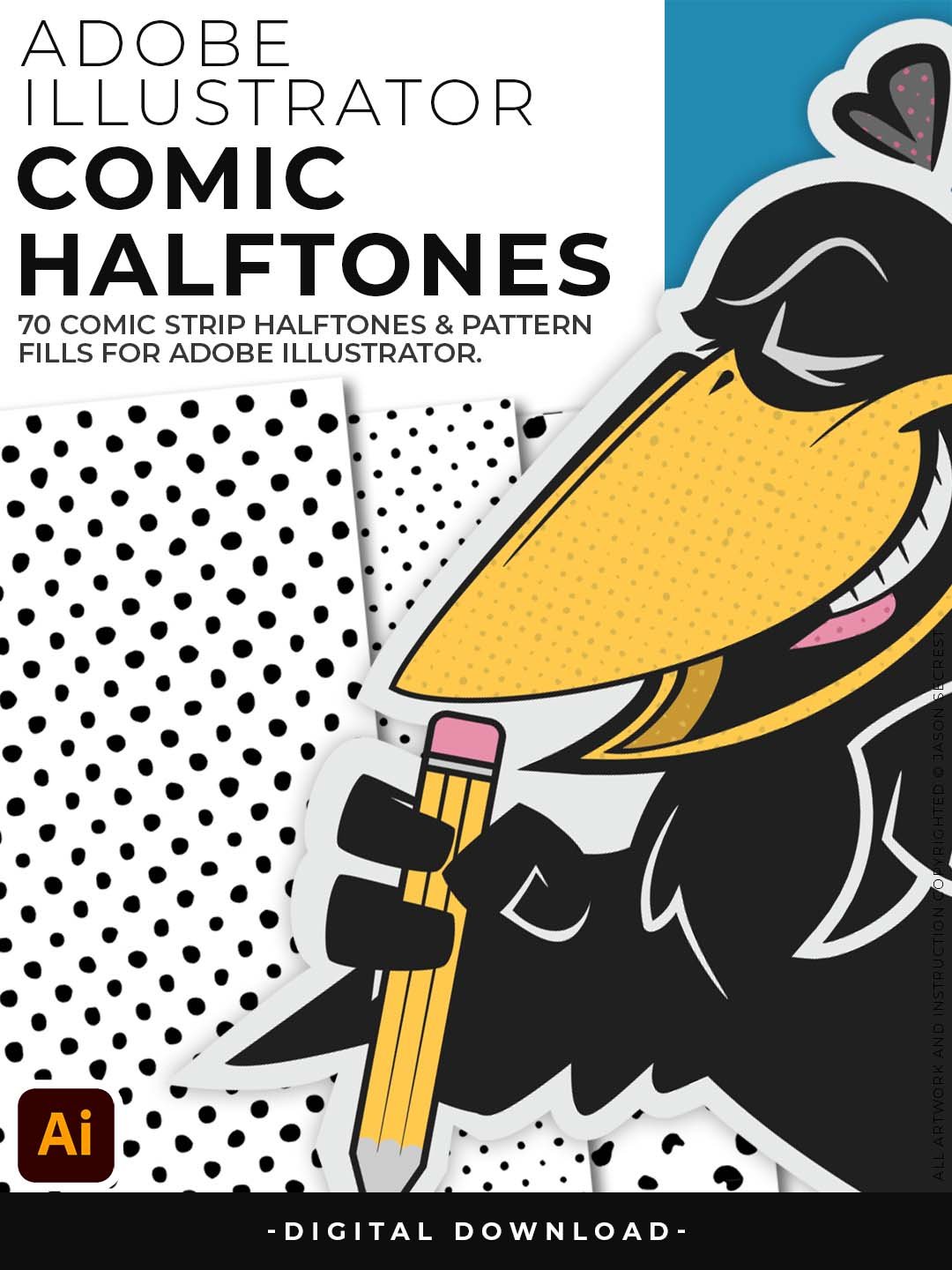 Comic Halftones for Adobe Illustrator product image (2)