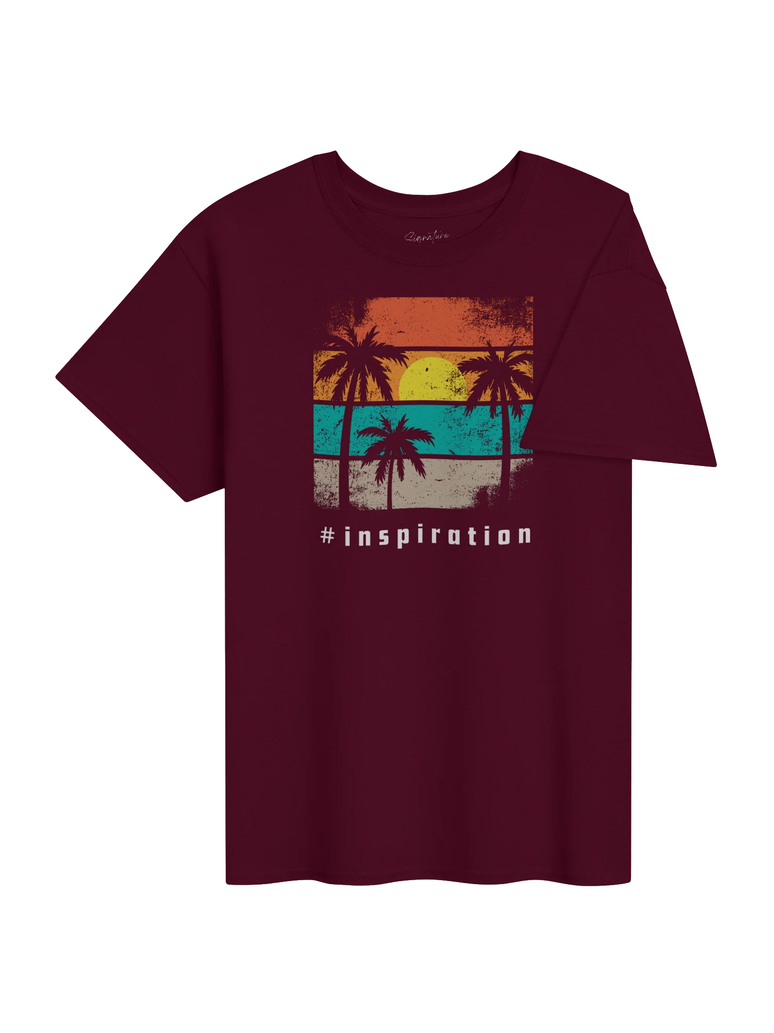 Retro Sunset Palm Tree T-Shirt | Vintage Beach Graphic Tee | #Inspiration product image (4)