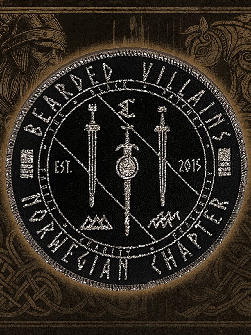 LIMITED EDITION BVNC Patch Silver on Black product image (1)