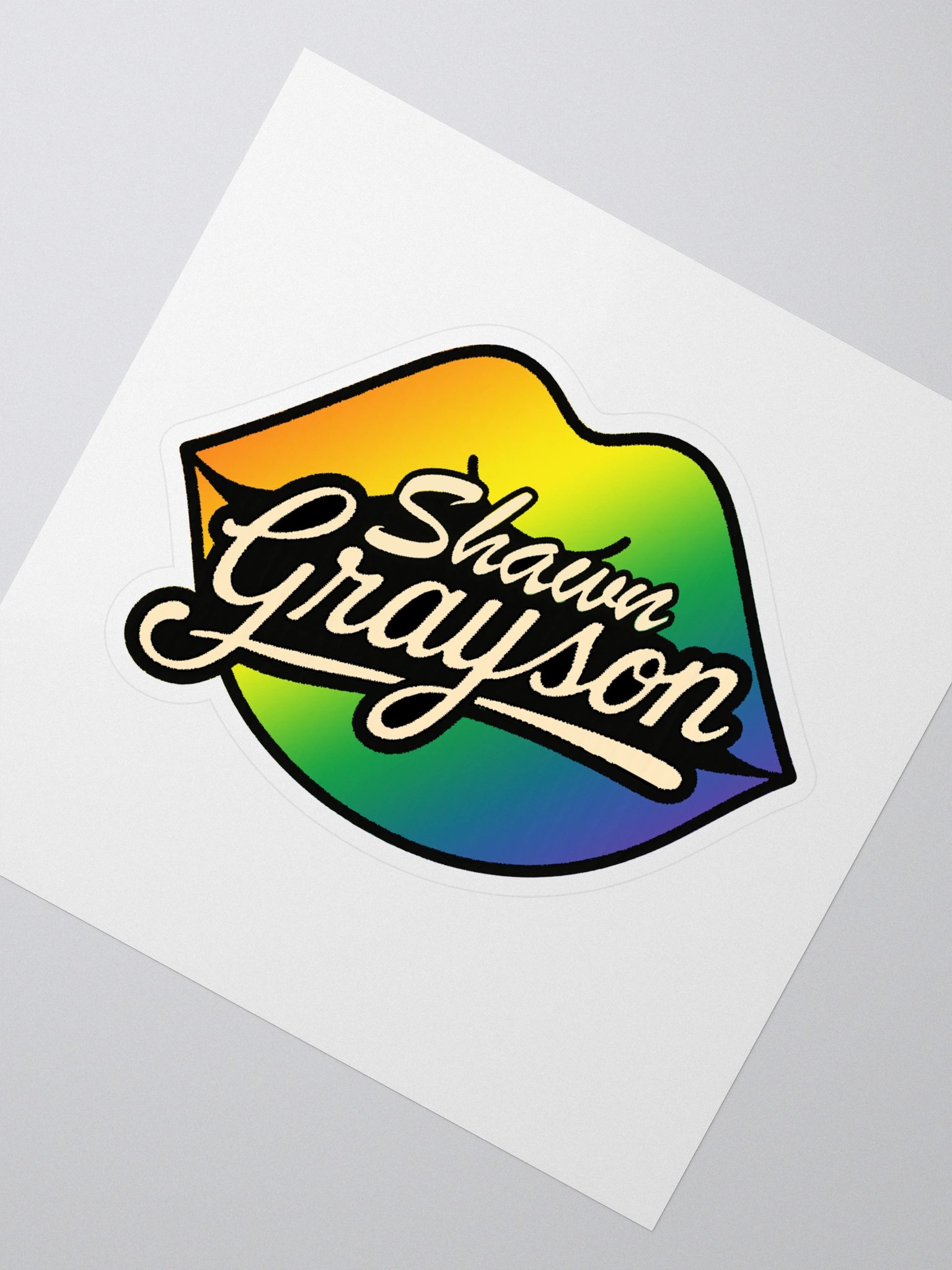 Shawn Grayson Lips Logo Sticker product image (2)