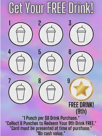 Nectar Bar Loyalty Punch Card product image (3)
