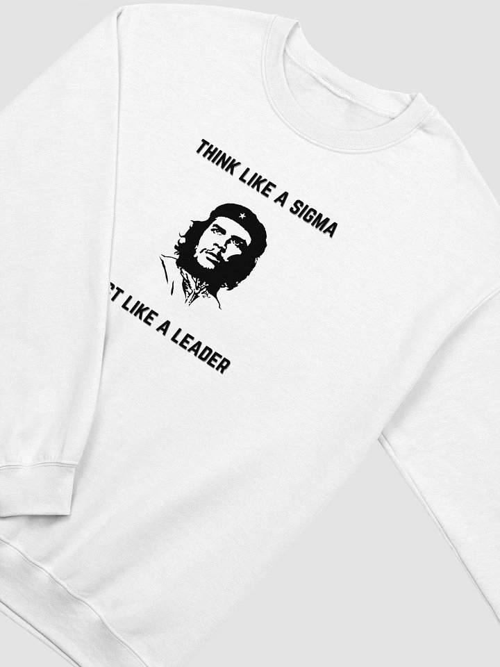 Think like a Sigma, Act like a Leader Regular Fit Sweatshirt product image (2)