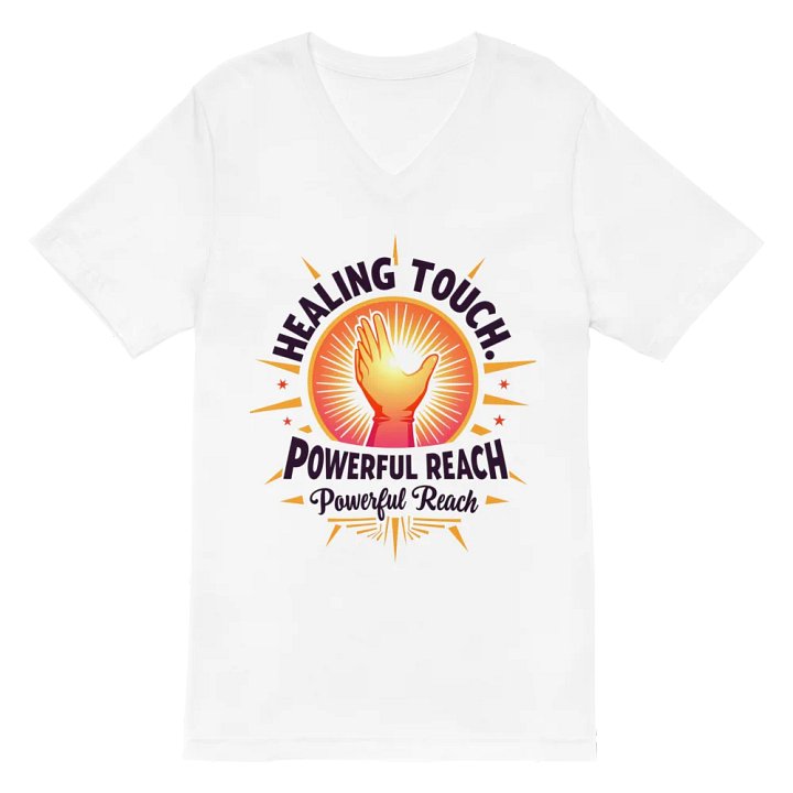 Radiant Healing Touch V-Neck Tee product image (2)