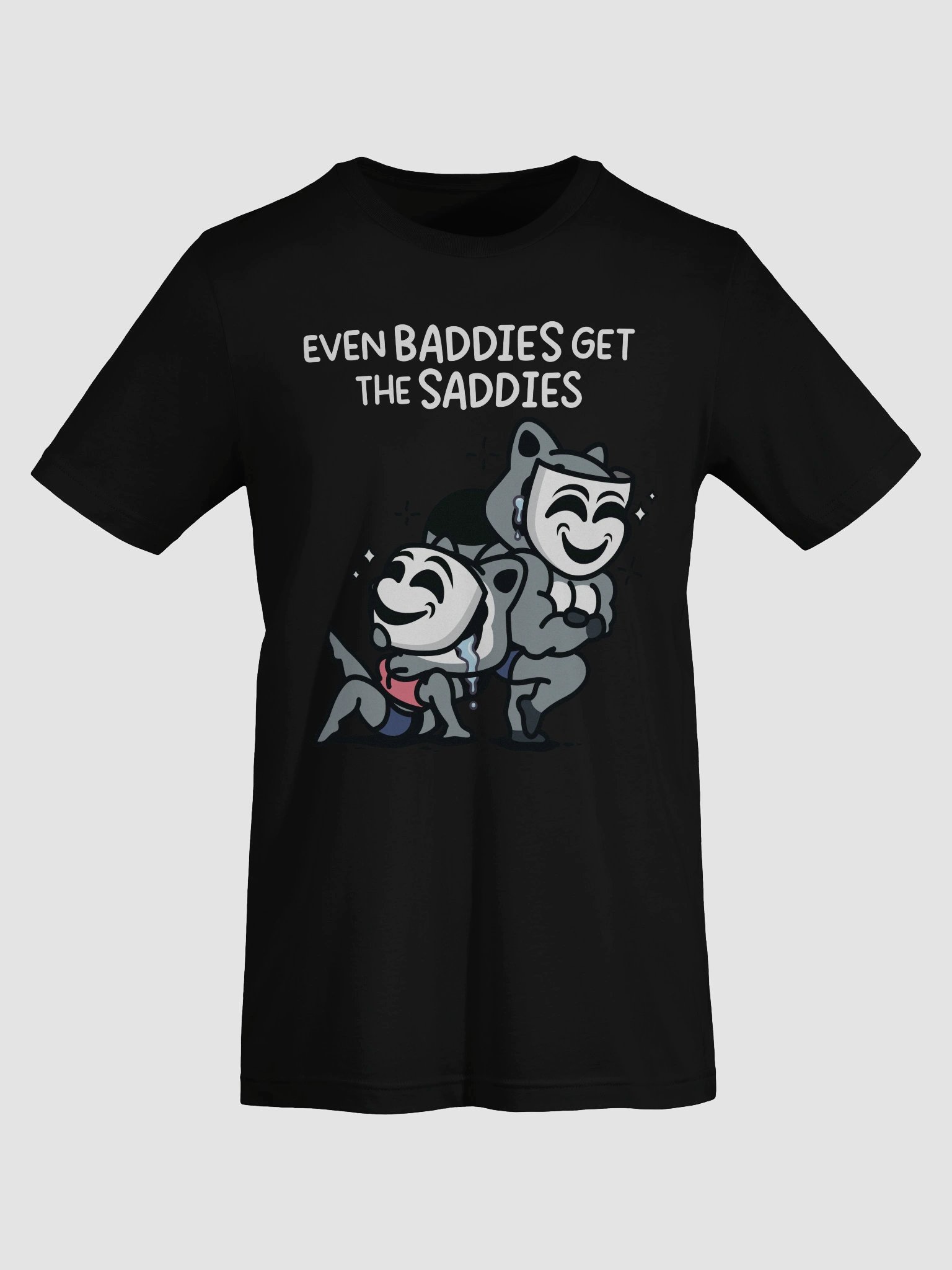 Baddies Get Saddies Athletic Tee product image (7)