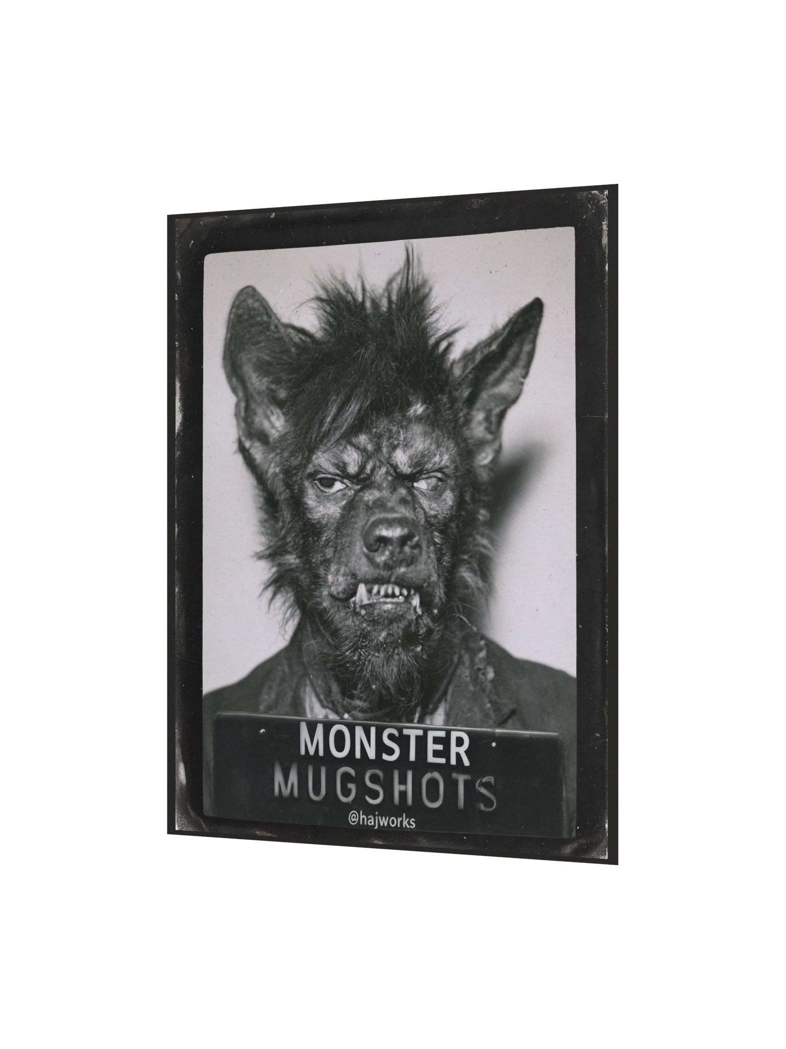 Monster Mugshots No. 003 — Matte Art Print product image (2)