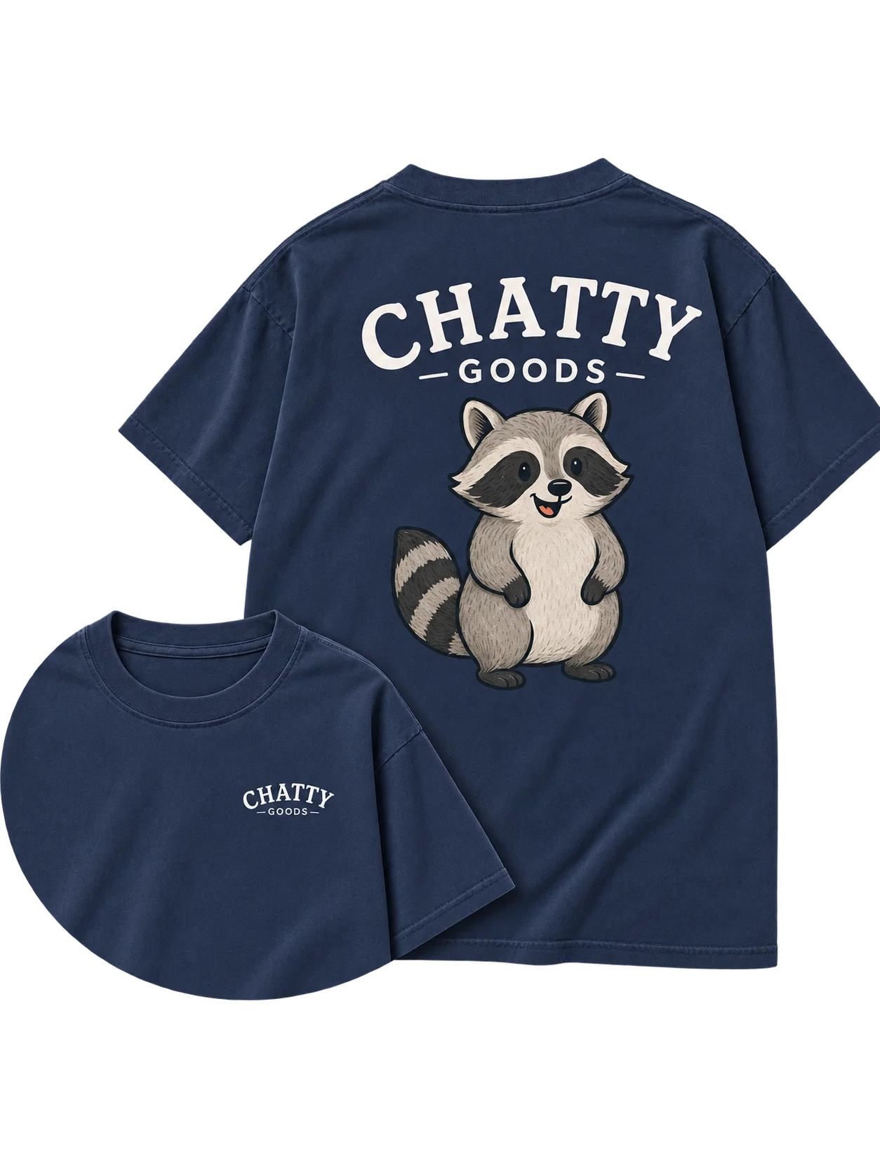 The Raccoon Tee | Chatty Crew Collection product image (1)