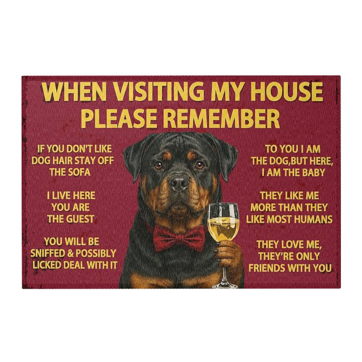 Rottweiler Welcome Mat product image (1)