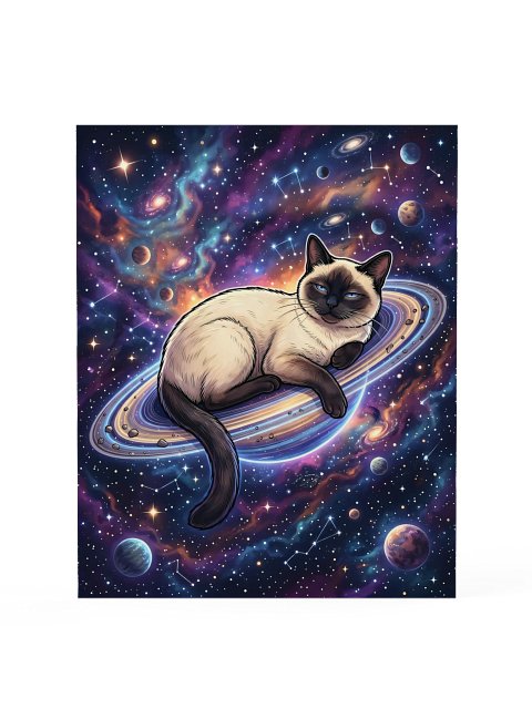 Saturn Siamese Poster