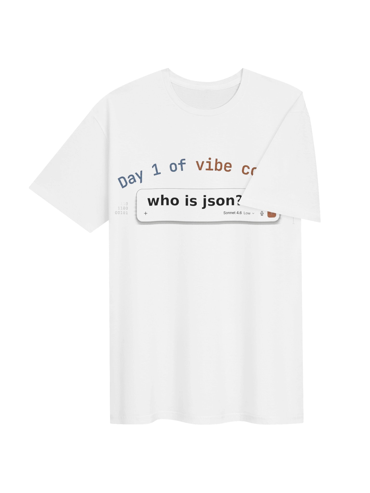 Day 1 of Coding – Who Is JSON? Beginner Programmer Shirt product image (48)