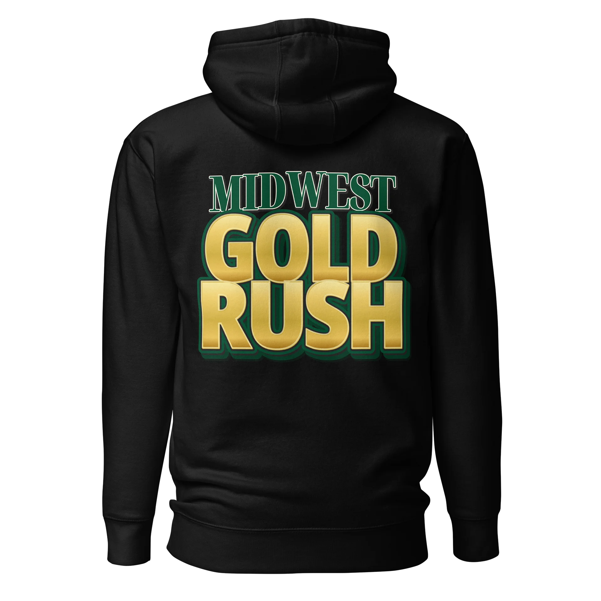 Midwest Gold Rush — Heritage Coin Hoodie | Black & Gold product image (6)