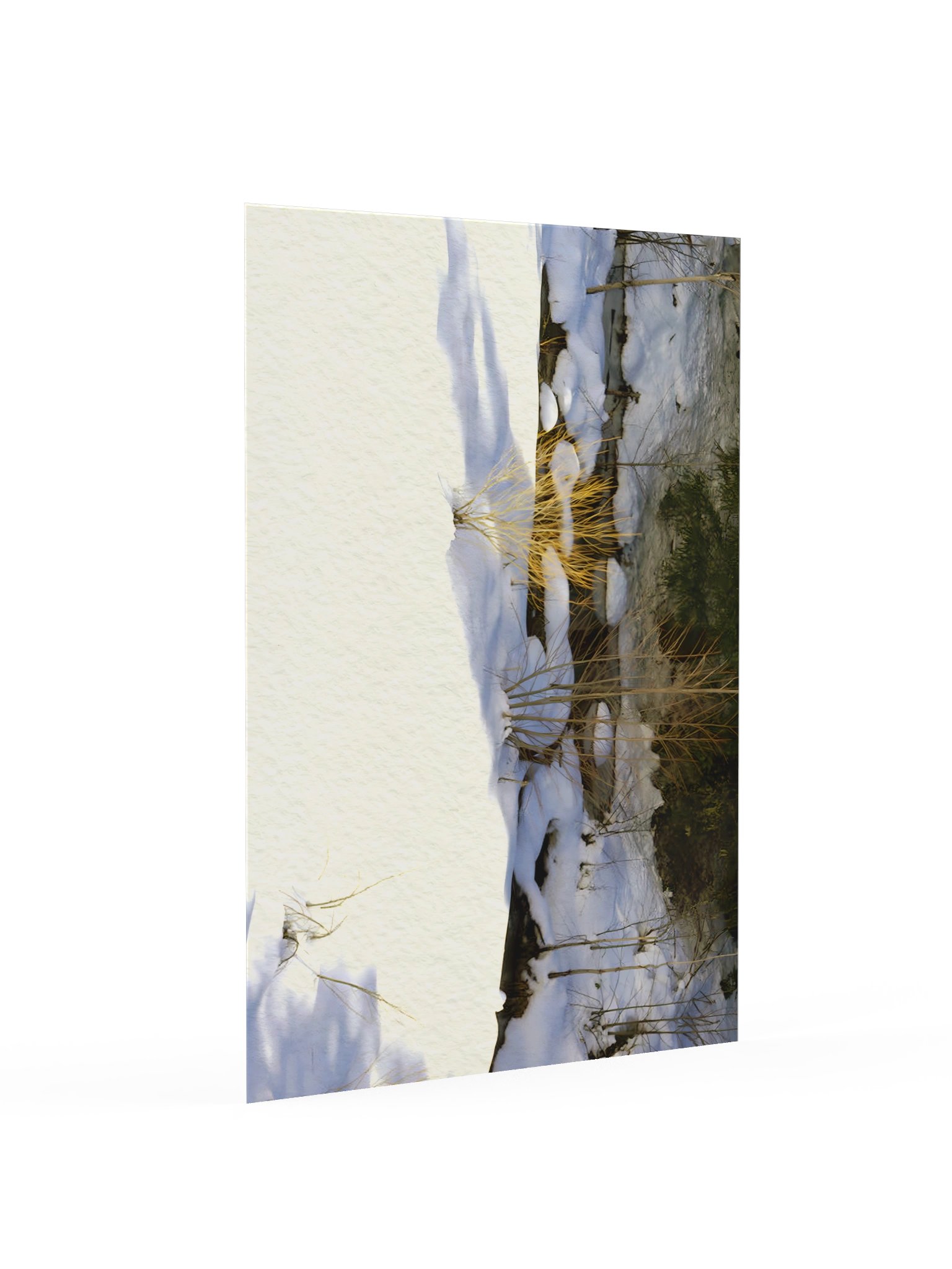 Winter Stream Snowscape Poster product image (10)
