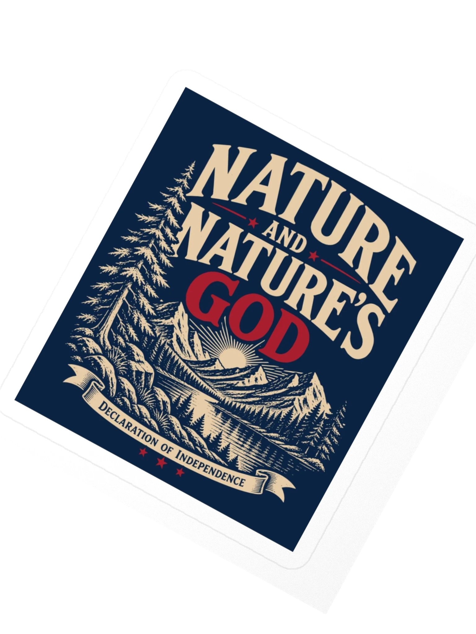 Nature & Nature's God Sticker product image (2)