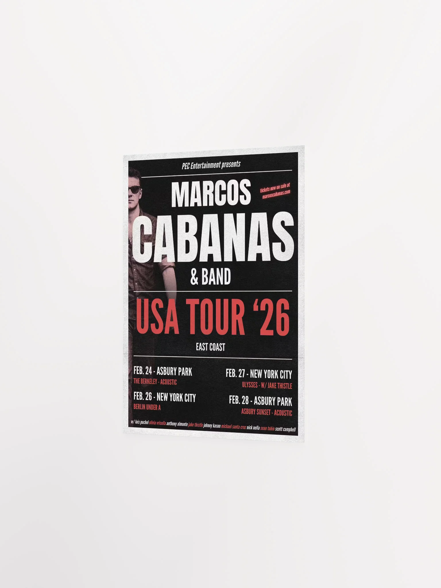 USA TOUR '26 PROMO POSTER product image (2)