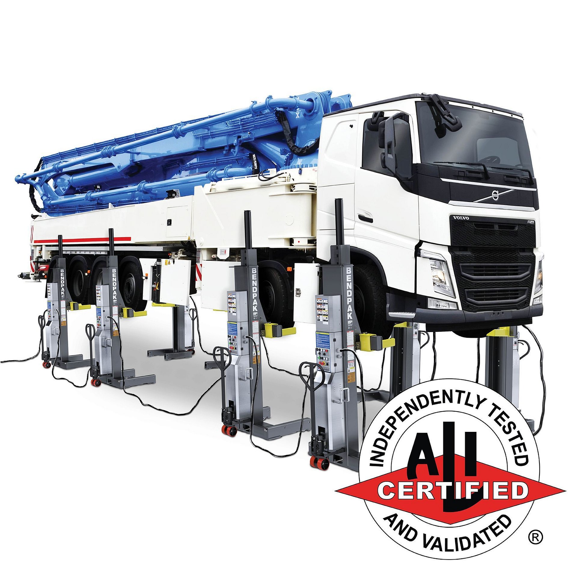 BendPak PCL-18B Mobile Column Lift System - Set of 8 - 144,000-Lb Capacity product image (1)