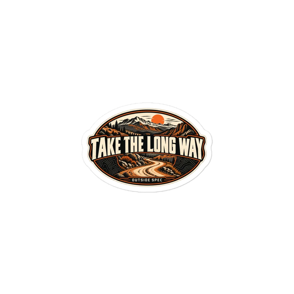 Take the Long Way Sticker product image (1)