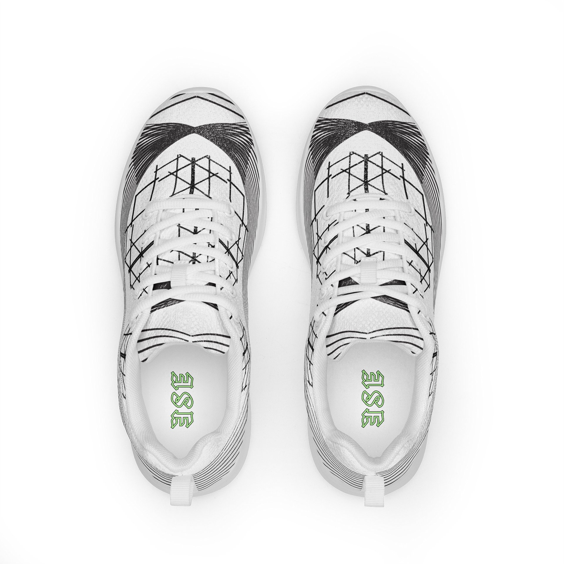 Geometric Flux – Cyber Grid Sneaker Women's Sneakers product image (2)
