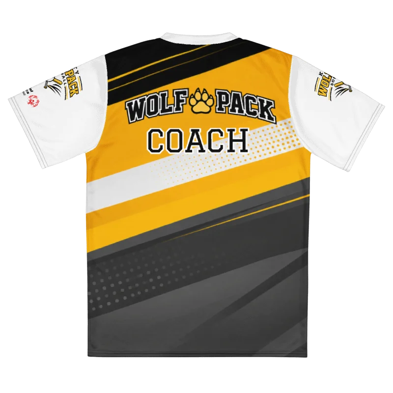 KWP White Sleeve SOTX Softball COACH Jersey product image (1)