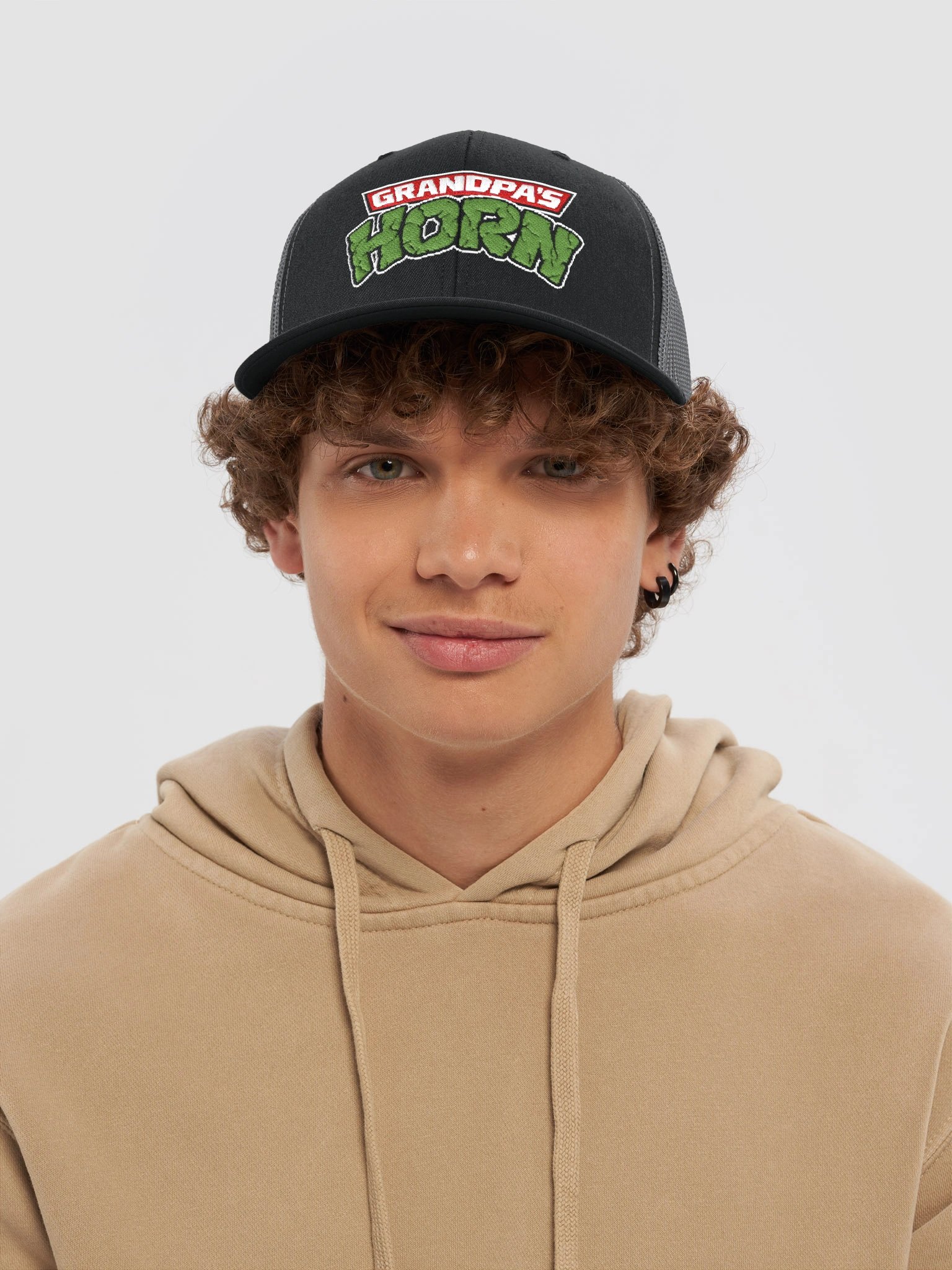 GRAMPA'S HORN Script Trucker Hat product image (5)