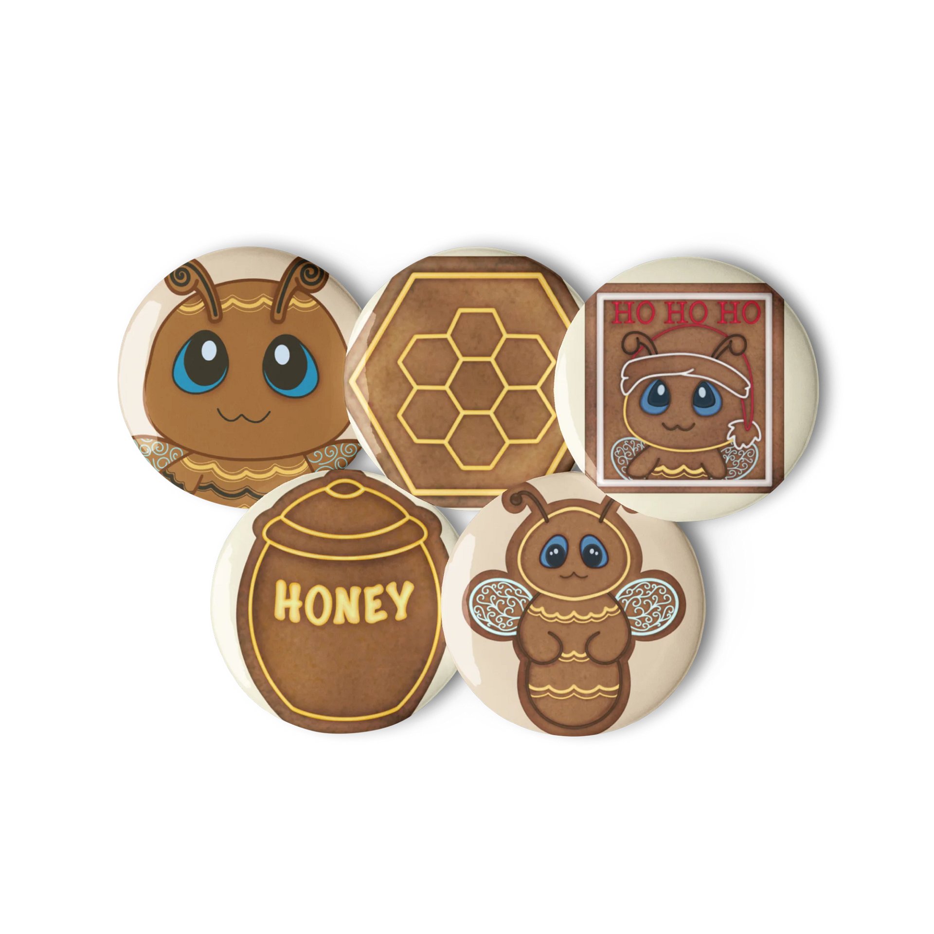 Gingerbee pins product image (3)