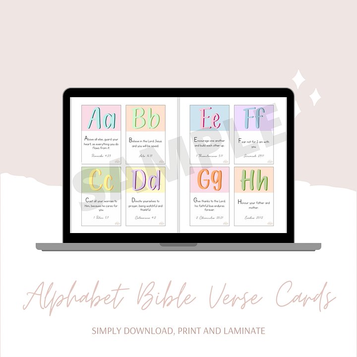 Alphabet Bible Verse Cards product image (1)